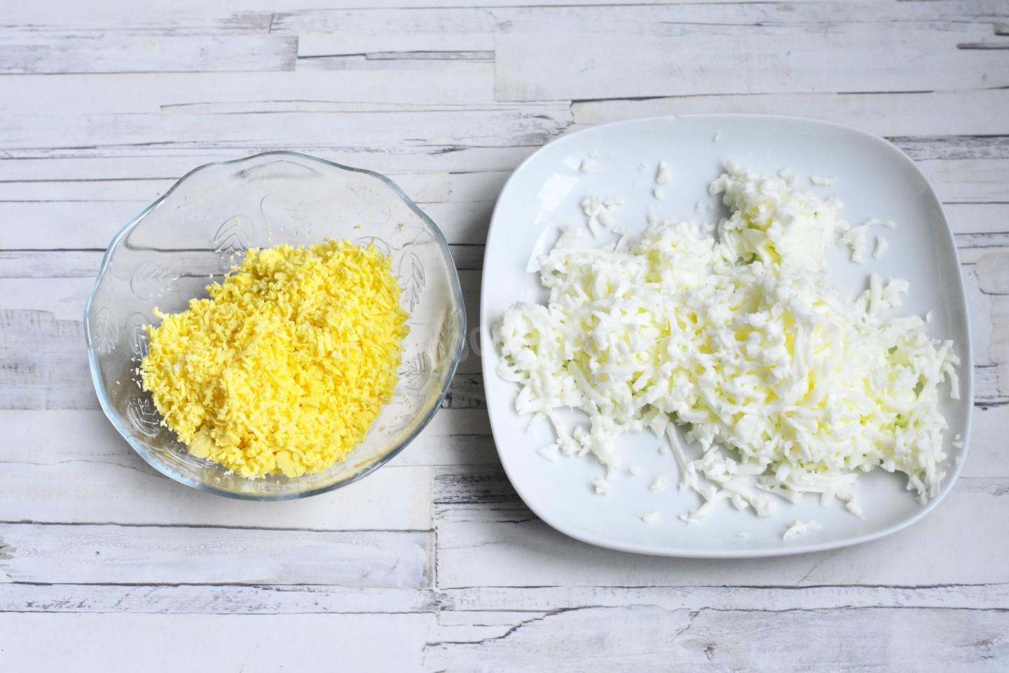Шаг 4 приготовления Салат курица под кайфом с маком