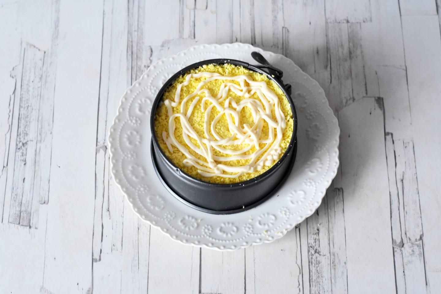 Шаг 8 приготовления Салат курица под кайфом с маком