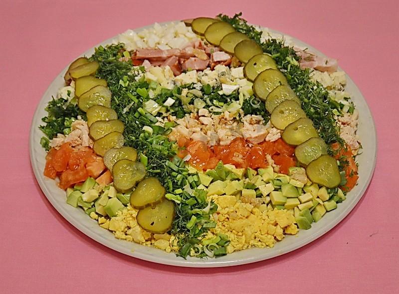 Шаг 9 приготовления Кобб салат