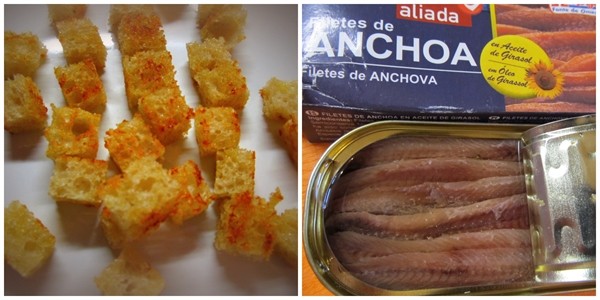 Шаг 1 приготовления Салат с анчоусами и яйцом