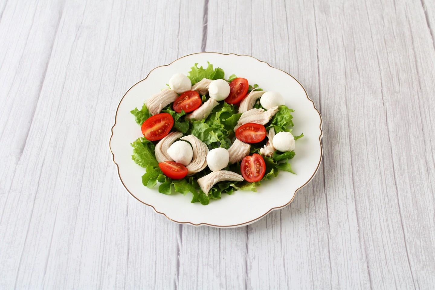 Шаг 6 приготовления ПП Салат Цезарь с курицей