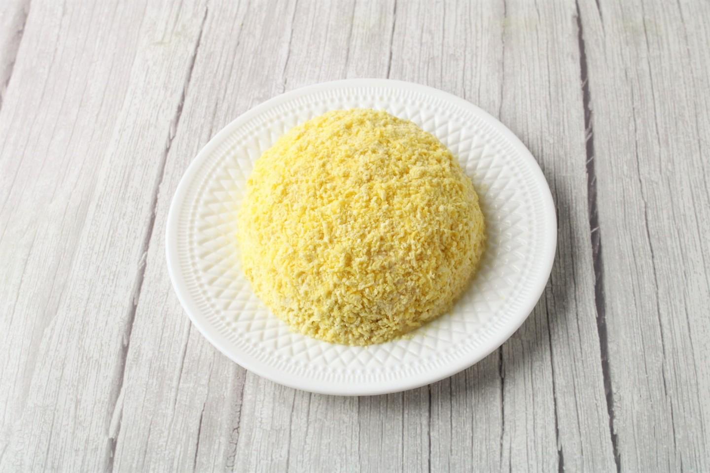 Шаг 11 приготовления Салат Черепашка с яблоком и грецкими орехами