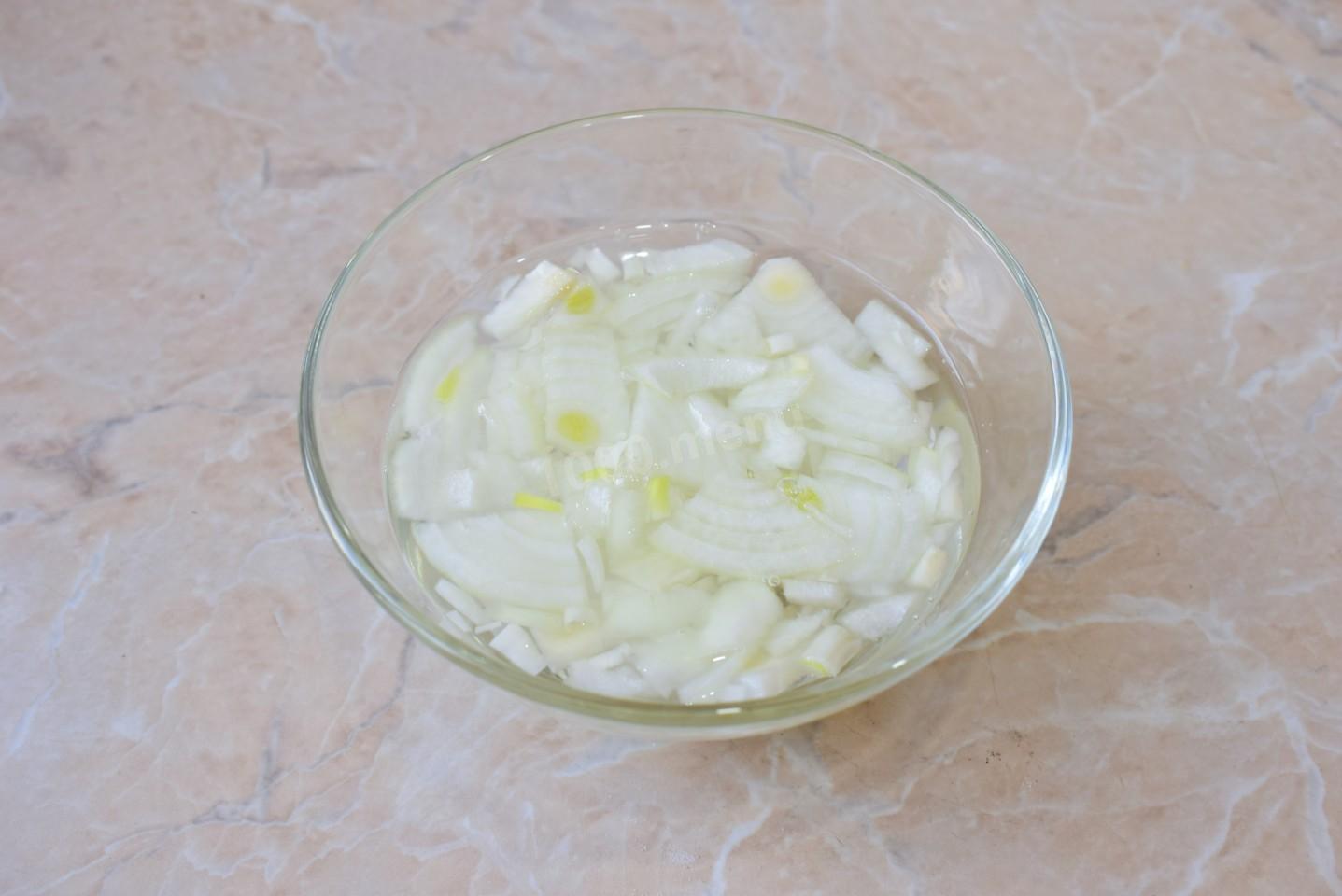 Шаг 3 приготовления Салат Мужской каприз с курицей