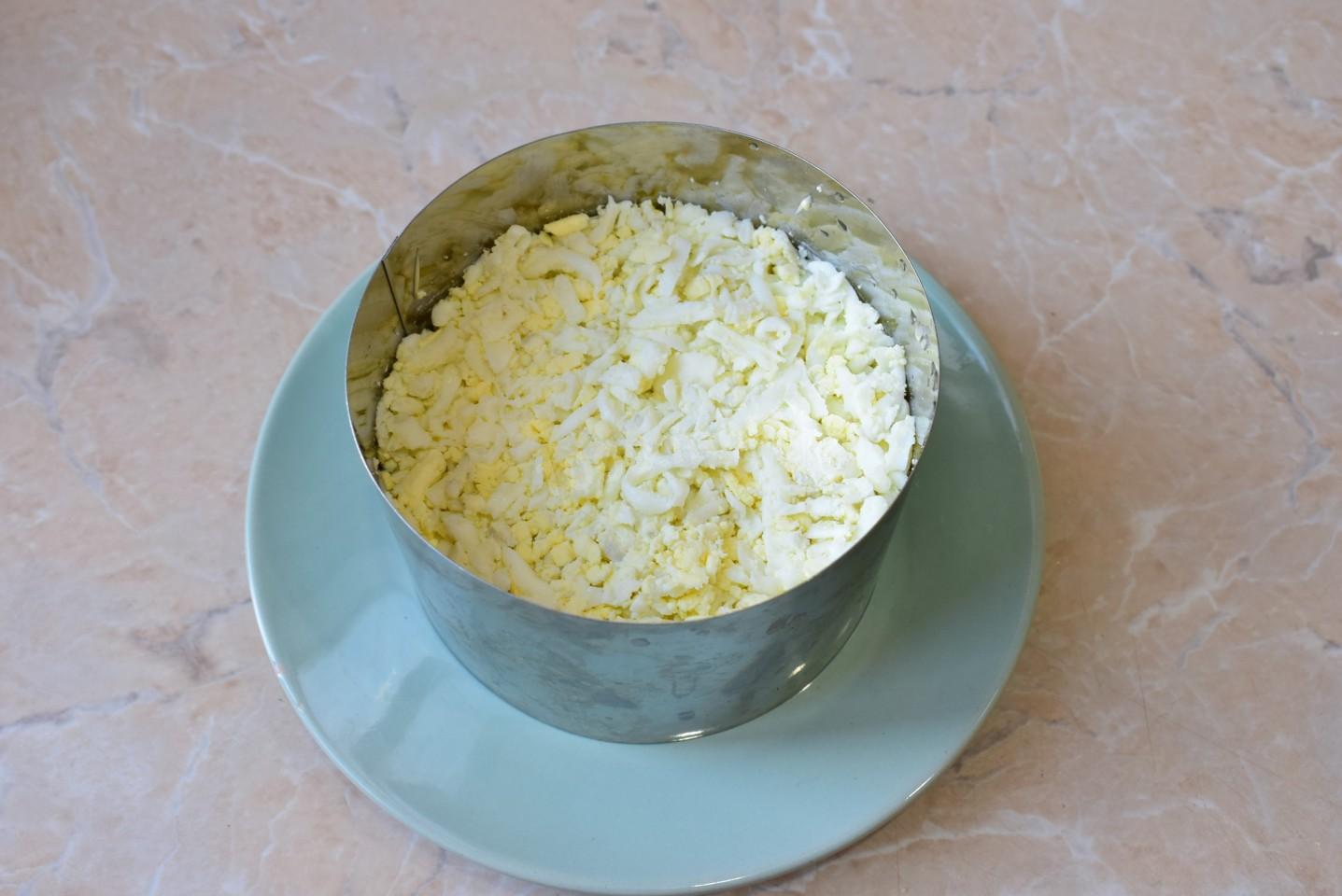 Шаг 6 приготовления Салат Мужской каприз с курицей