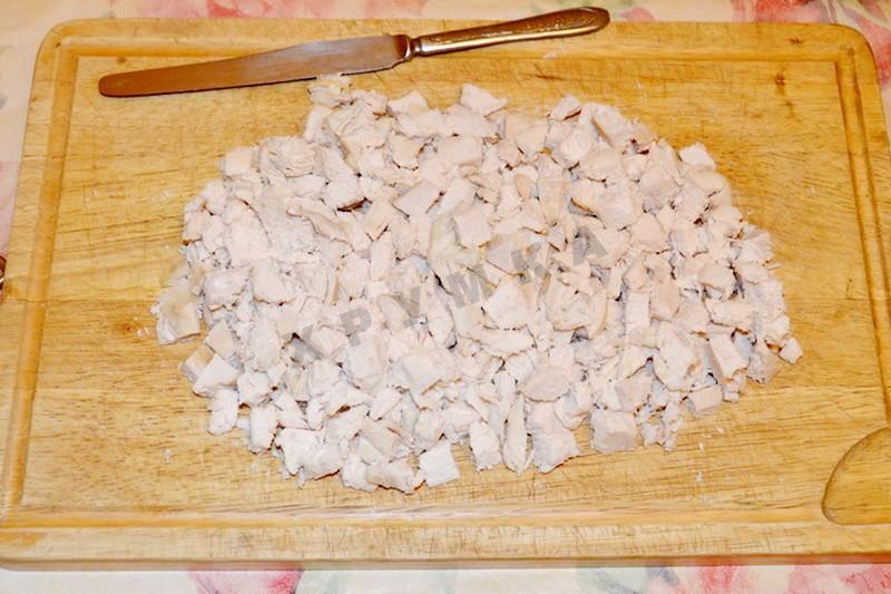 Шаг 8 приготовления Салат Фантазия с курицей