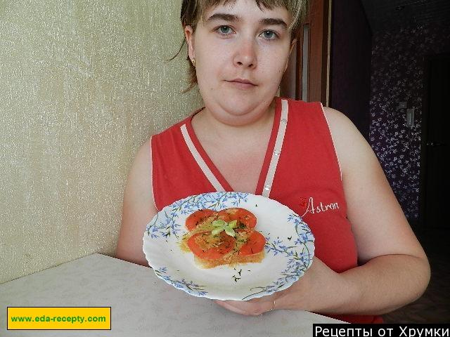 Шаг 7 приготовления Горячие бутерброды с сыром и помидорами в духовке