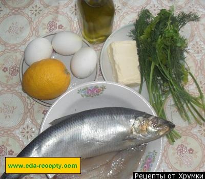 Шаг 1 приготовления Бутерброд с маслом яйцом и селедкой