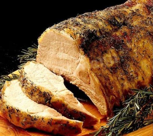 Обложка рецепта Копченое мясо с соусом из манго