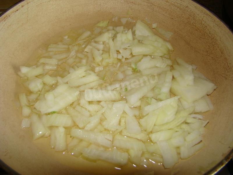 Шаг 3 приготовления Фуль с фасолью