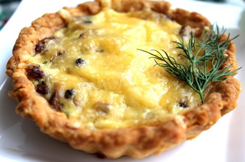 Шаг 13 приготовления Домашние тарталетки с грибами и сыром без майонеза