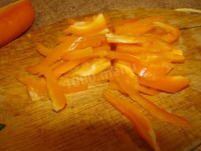 Шаг 4 приготовления Жареное филе курицы на сковороде по-китайски