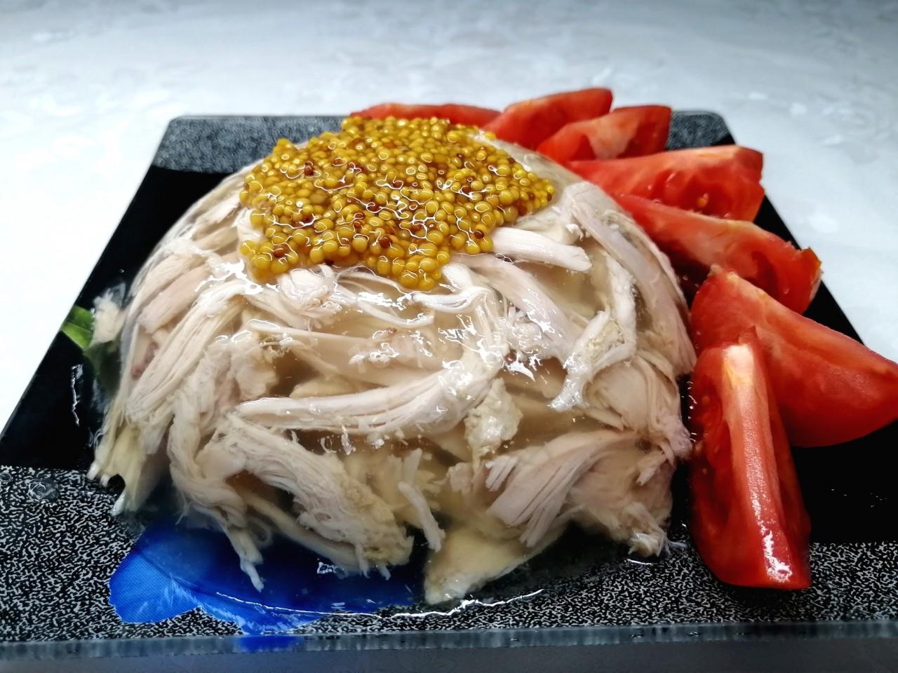 Обложка рецепта Заливное из курочки