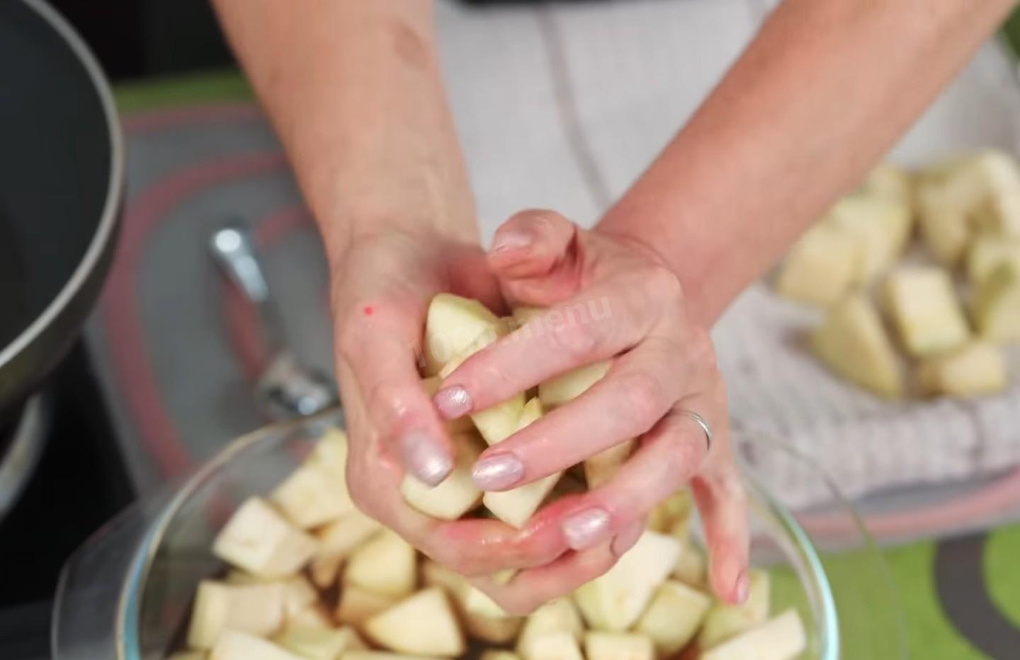 Шаг 5 приготовления Закуска из баклажанов с соусом по-китайски