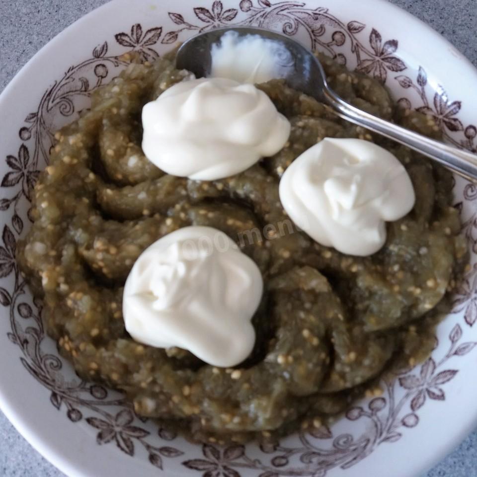 Шаг 8 приготовления Закуска из баклажан - сало по еврейски