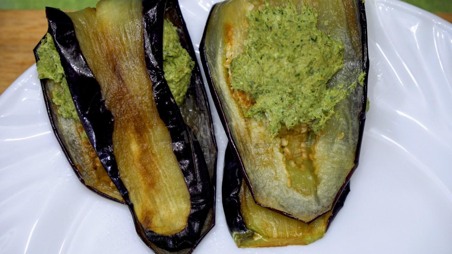 Шаг 9 приготовления Закуска из баклажанов по-грузински
