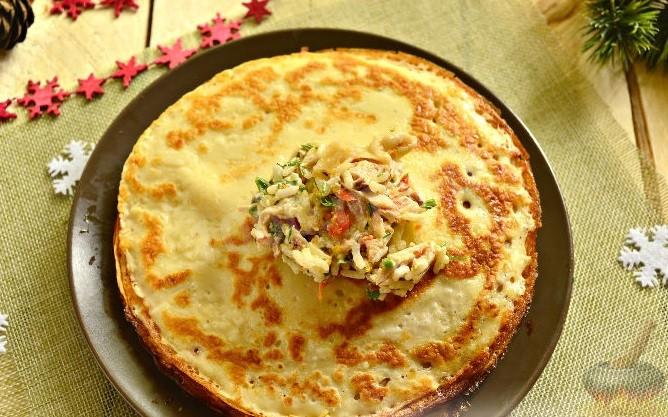 Шаг 10 приготовления Закуска Мешочек с Подарками