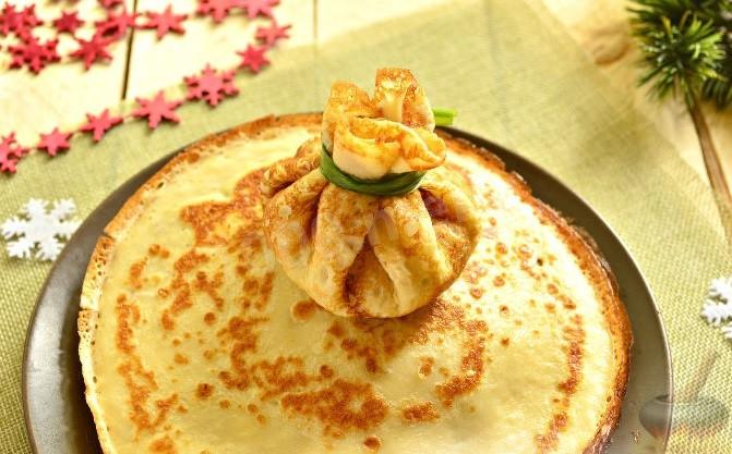Шаг 11 приготовления Закуска Мешочек с Подарками