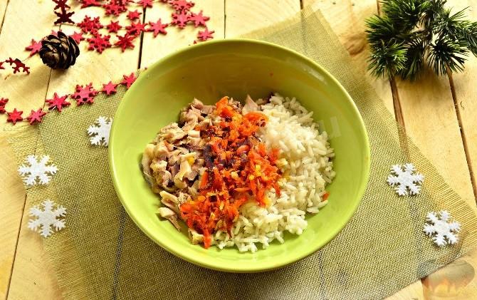 Шаг 8 приготовления Закуска Мешочек с Подарками