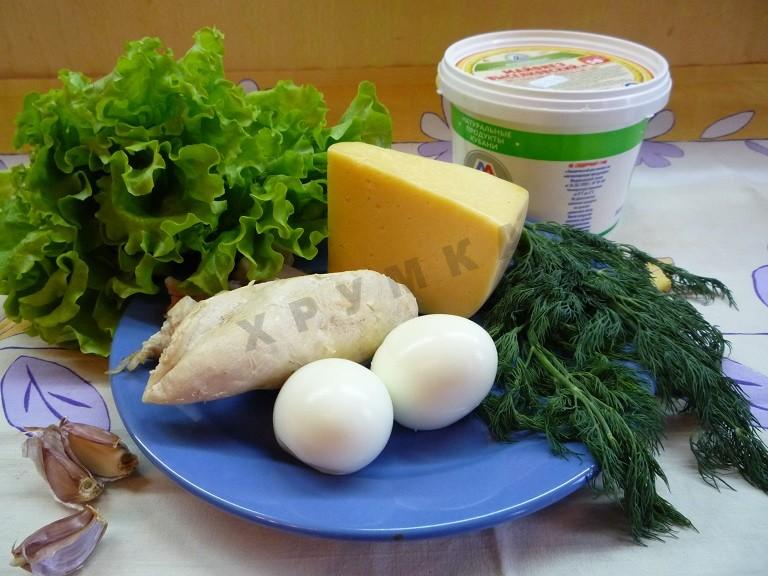 Шаг 1 приготовления Сырные шарики с курицей