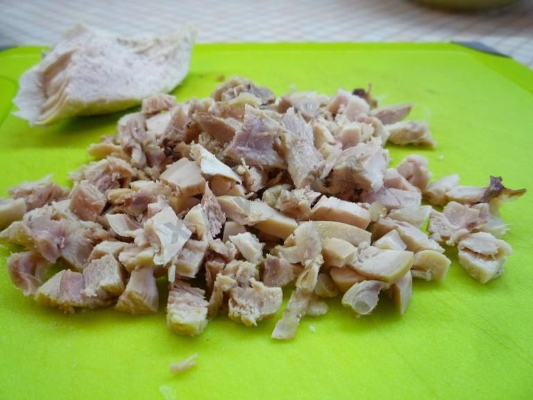 Шаг 2 приготовления Сырные шарики с курицей