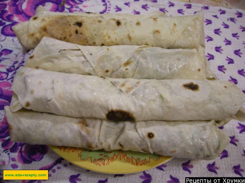 Шаг 4 приготовления Закуска из лаваша