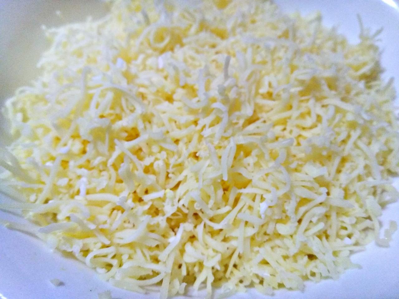 Шаг 4 приготовления Закусочный блинный торт Лесной пенёк