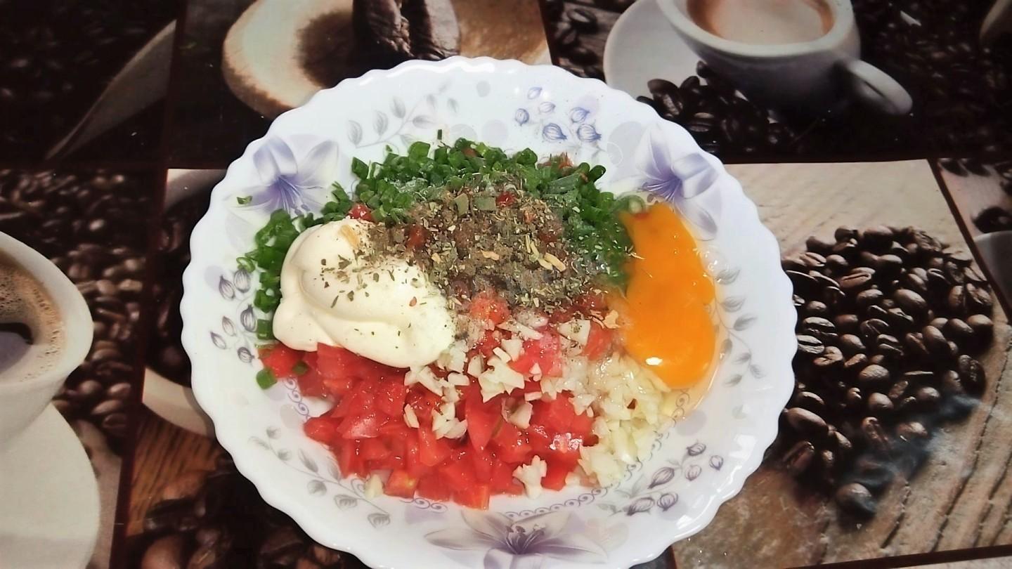 Шаг 1 приготовления Мини пицца из кабачков