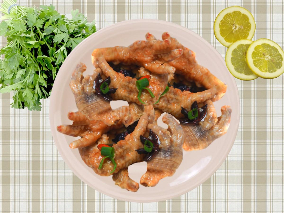 Обложка рецепта Куриные лапки по китайски