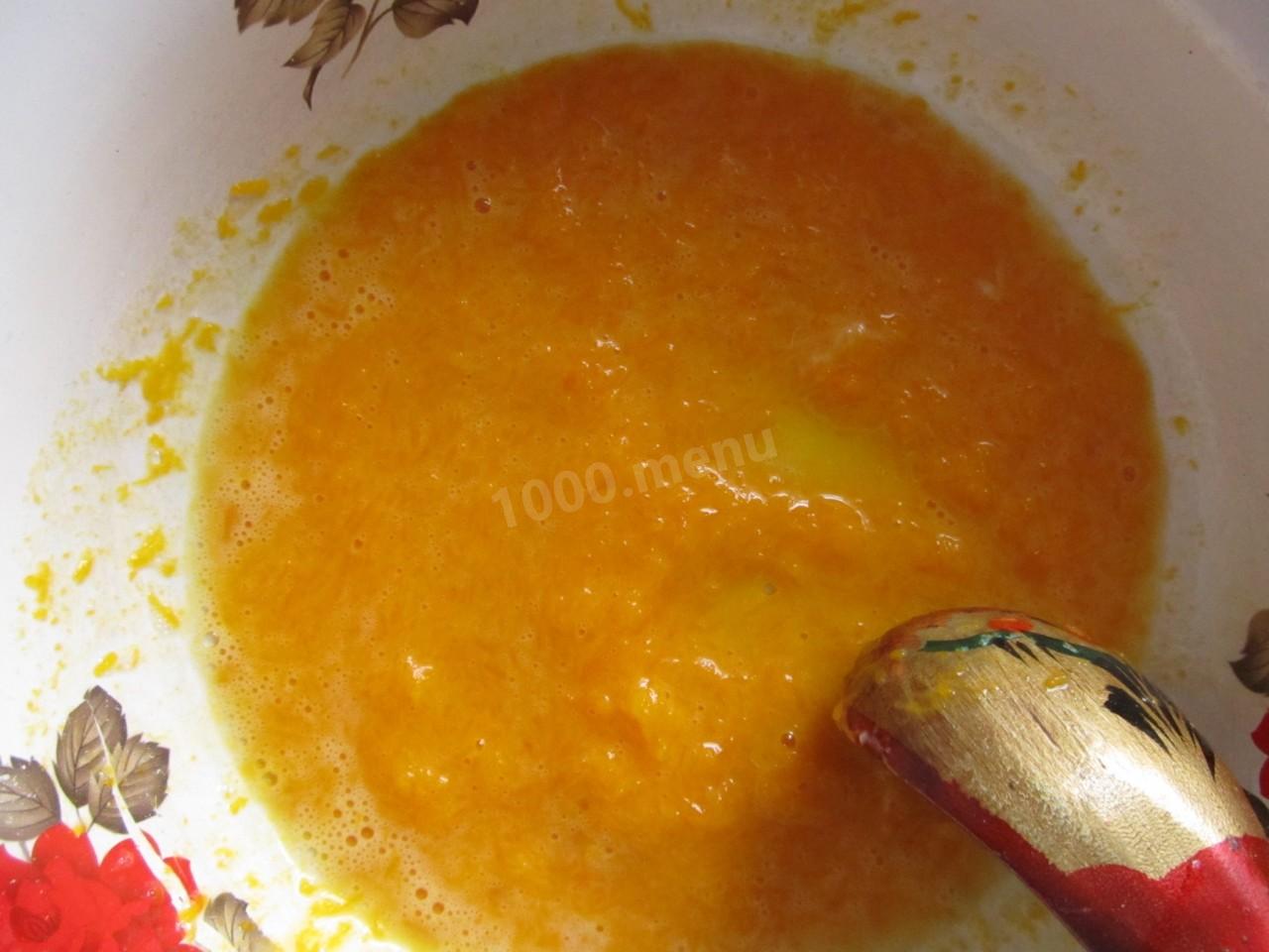 Шаг 3 приготовления Тыквенные сухарики с изюмом