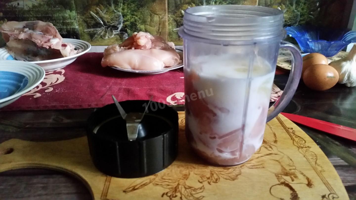 Шаг 2 приготовления Куриная колбаска по домашнему