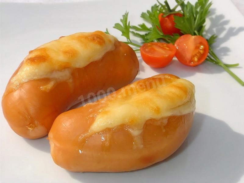Обложка рецепта Сардельки с сыром