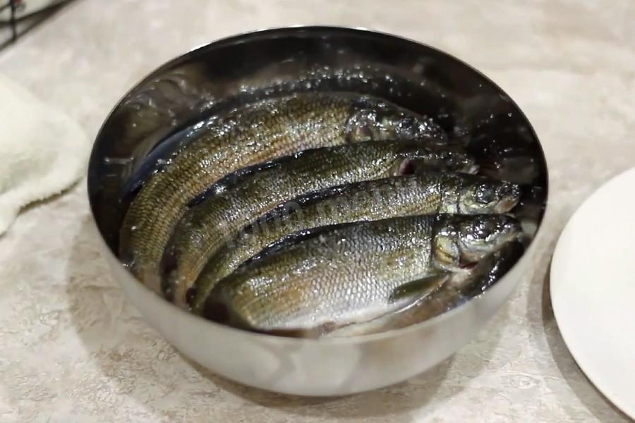 Обложка рецепта Хариус соленый