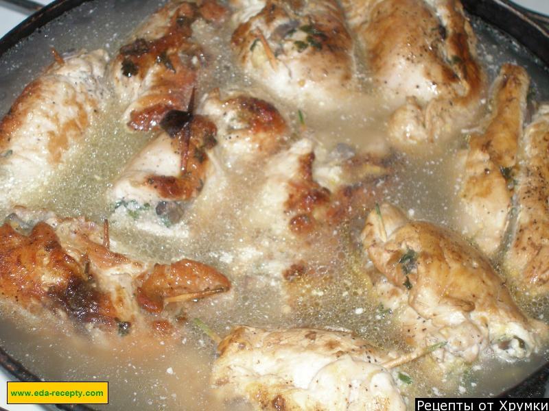 Шаг 9 приготовления Рулетики из индейки с шампиньонами, майонезом и сыром