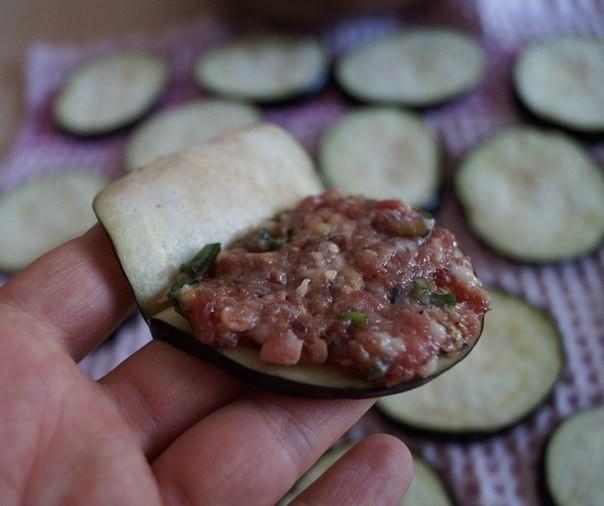 Шаг 5 приготовления Баклажаны с мясом по-китайски