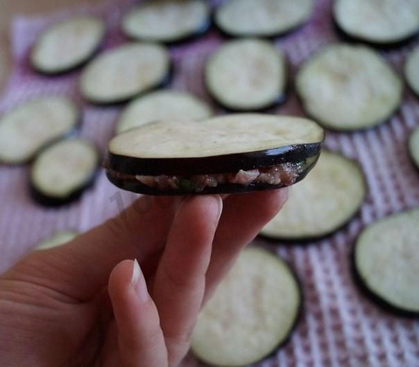 Шаг 6 приготовления Баклажаны с мясом по-китайски