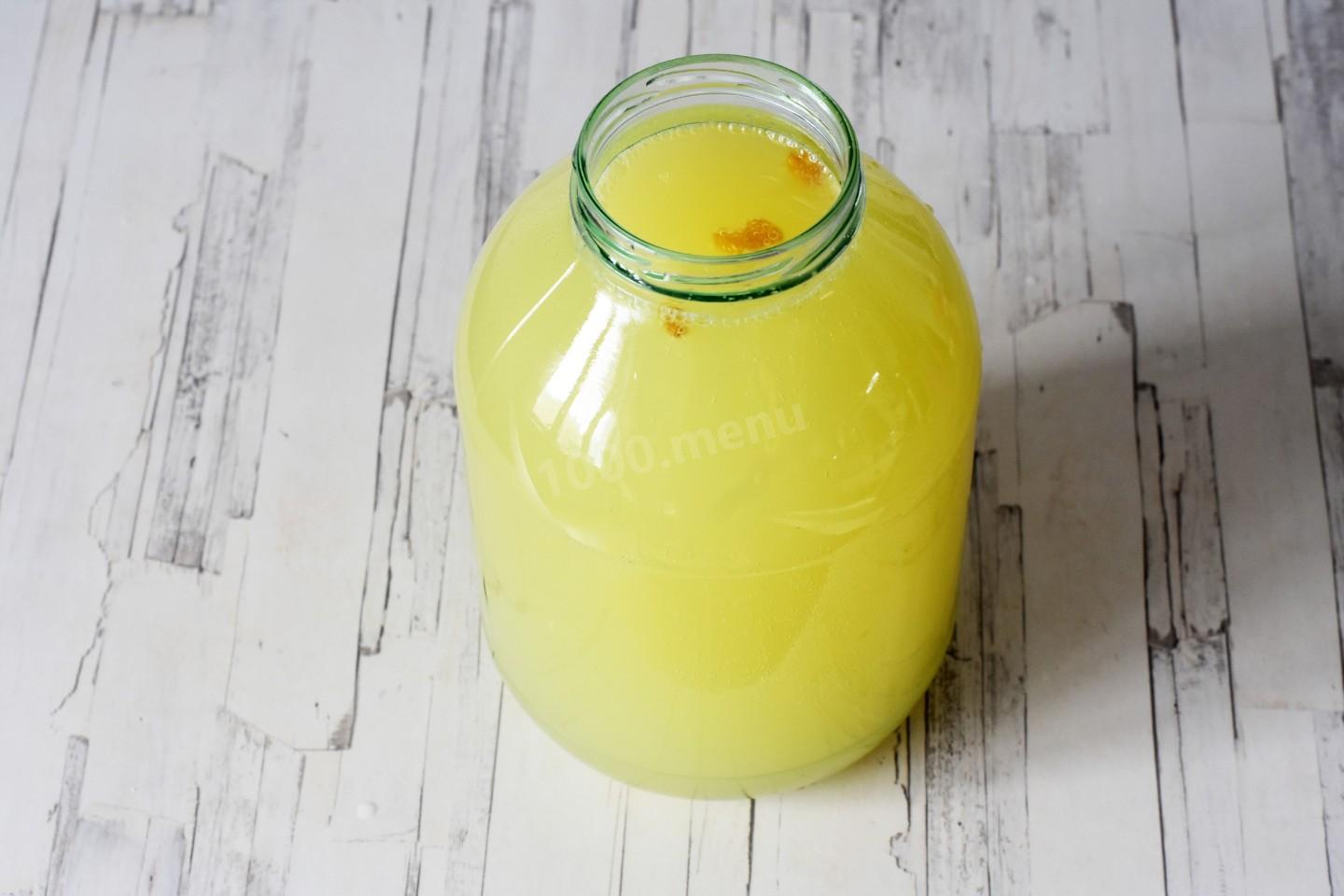 Шаг 9 приготовления Квас лимонный