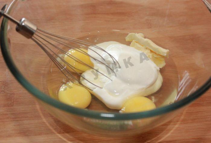 Шаг 4 приготовления Суфле с сыром и беконом Малхолланд драйв