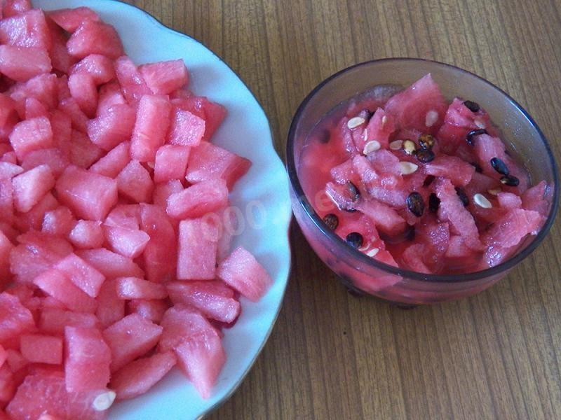 Шаг 4 приготовления Коктейль из арбуза