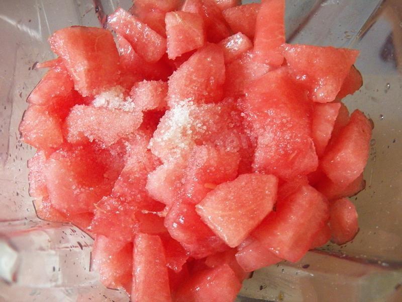 Шаг 8 приготовления Коктейль из арбуза