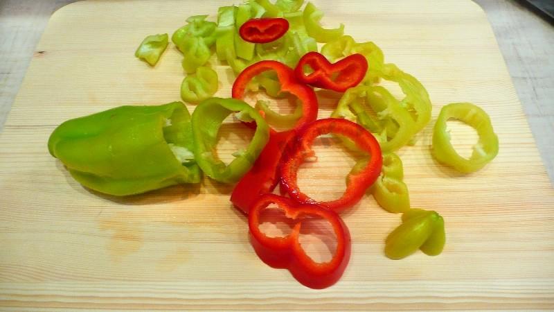 Шаг 4 приготовления Баклажаны в духовке с болгарским перцем, куркумой и специями