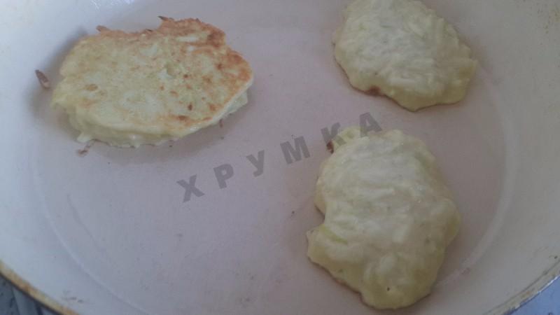 Шаг 5 приготовления Кабачковые драники