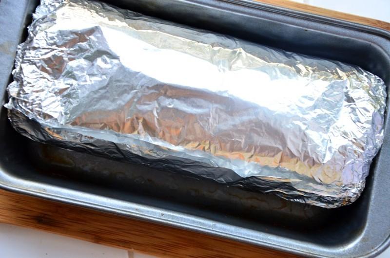 Шаг 13 приготовления Ветчина куриная с шампиньонами и сухими специями