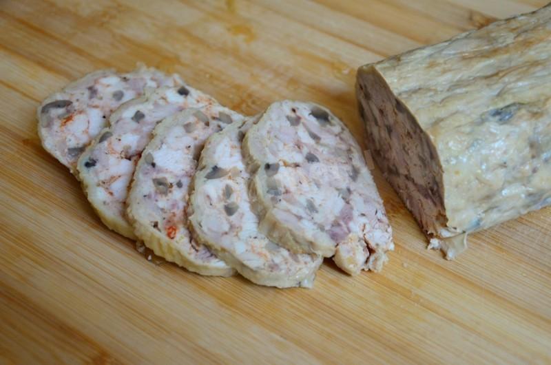 Шаг 15 приготовления Ветчина куриная с шампиньонами и сухими специями