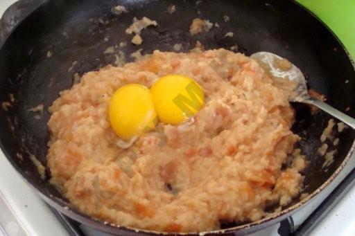 Шаг 7 приготовления Суфле Морской коктейль