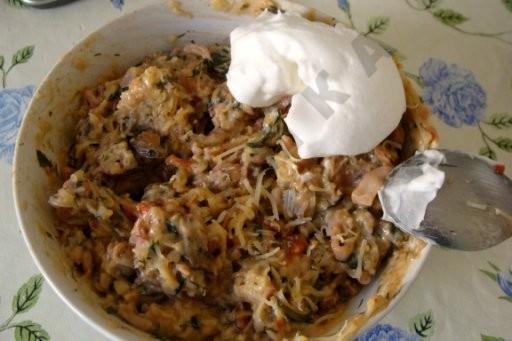 Шаг 8 приготовления Суфле Морской коктейль