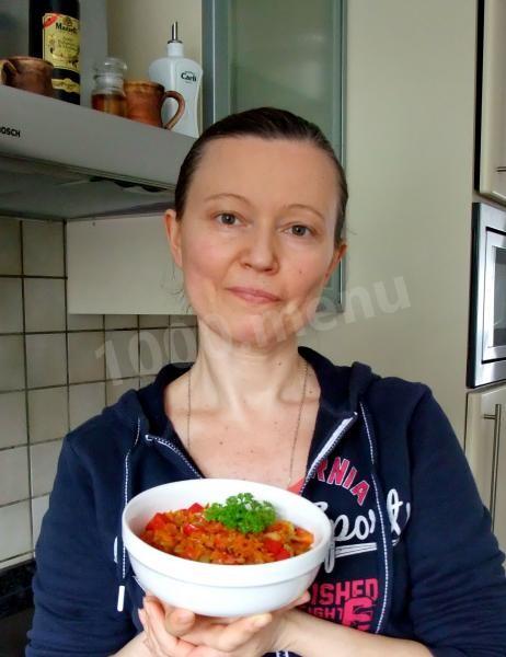 Шаг 11 приготовления Жареная морковь с луком и болгарским перцем на сковороде