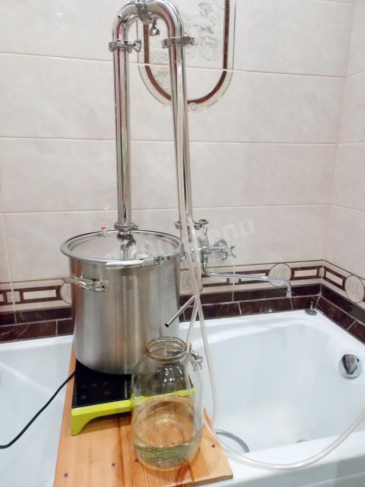 Шаг 5 приготовления Самогон на дубовой щепе