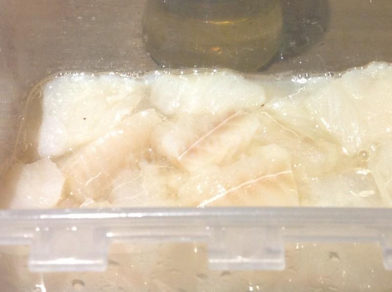 Шаг 3 приготовления Хе морковное рыбное с уксусом