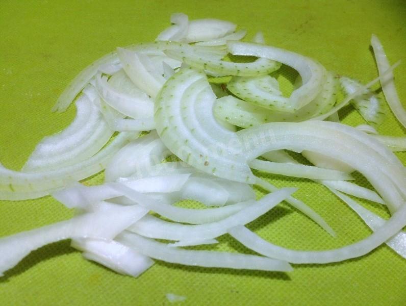 Шаг 5 приготовления Хе морковное рыбное с уксусом