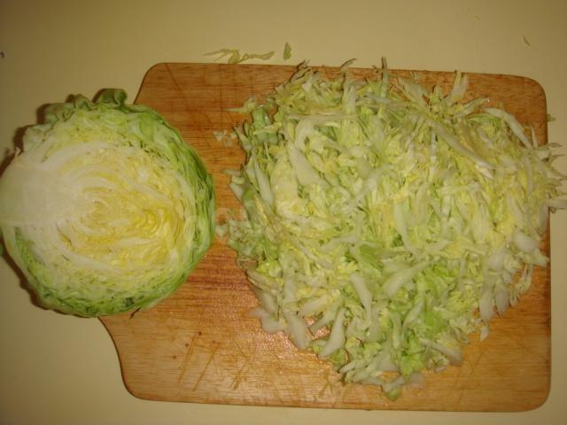 Шаг 10 приготовления Шаурма с курицей в лаваше на сковороде